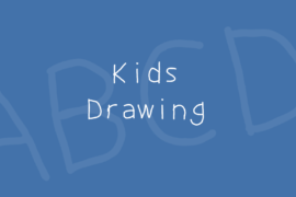 Kids Drawing Font