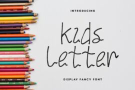 Kids Letter Demo Font