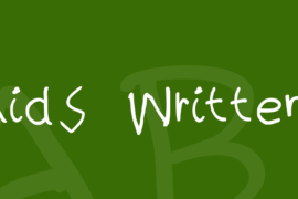 kidS Written Font