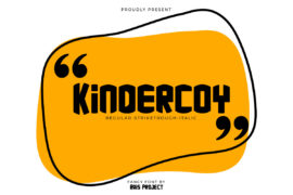 Kindercoy Demo Font Family