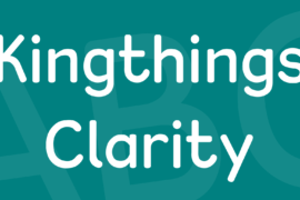 Kingthings Clarity Font