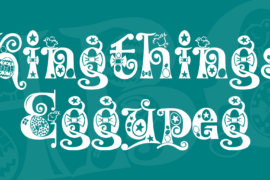 Kingthings Eggypeg Font