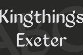 Kingthings Exeter Font