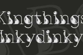 Kingthings Inkydinky Font