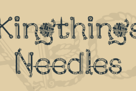 Kingthings Needles Font