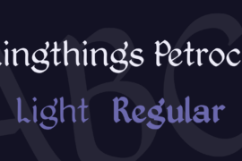 Kingthings Petrock Font Family