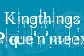 Kingthings Pique’n’meex Font