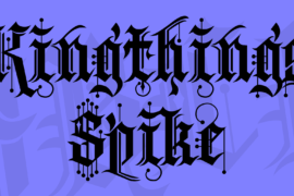 Kingthings Spike Font