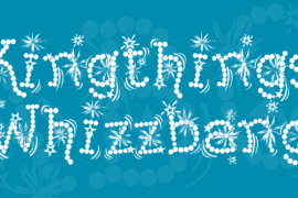 Kingthings Whizzbang Font