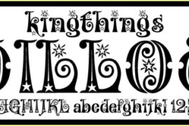 Kingthings Willow Font