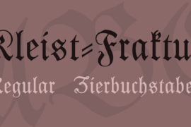 Kleist-Fraktur Font Family