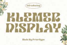 Klemer Display DEMO Font