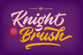 Knight Brush Demo Font