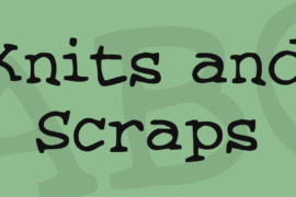 Knits and Scraps Font