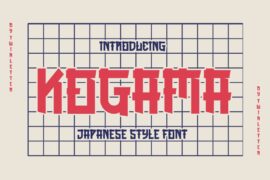 KOGAMA Font