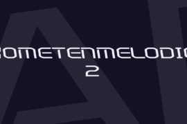 Kometenmelodie 2 Font