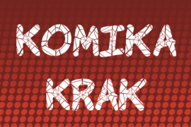 Komika Krak Font