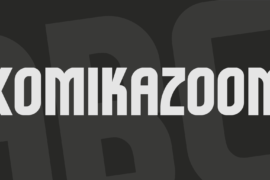 Komikazoom Font