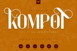 Kompot Display Demo Font