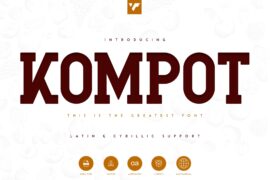 Kompot Slab Demo Font