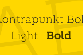 Kontrapunkt Bob Font Family