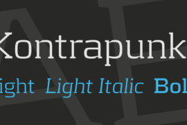 Kontrapunkt Font Family
