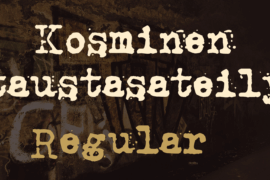 Kosminen taustasateily Font