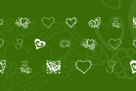 KR All About The Heart Font