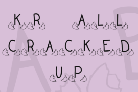 KR All Cracked Up Font