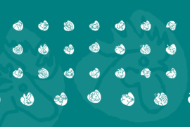 KR Animal Dings Font