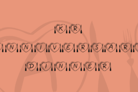 KR Anniversary Dinner Font