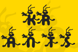 KR Ants Font