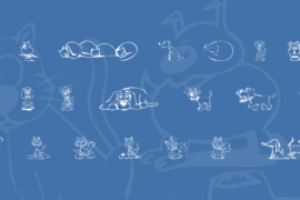 KR Backyard Scraps Font