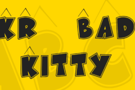 KR Bad Kitty Font