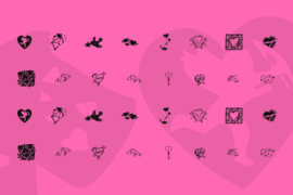 KR Be Mine Always Font