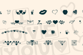 KR Be Mine More Font