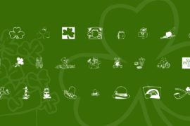 KR Belated St Patricks Font