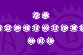 KR California Sun Font