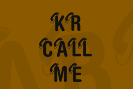 KR Call Me Font