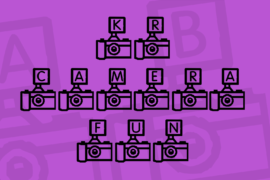 KR Camera Fun Font