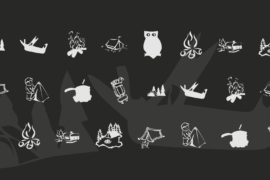 KR Camping Font