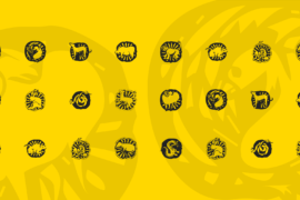 KR Chinese Zodiac Font