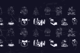 KR Christmas 2002 Dings 1 Font