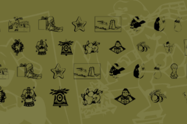 KR Christmas 2002 Dings 5 Font