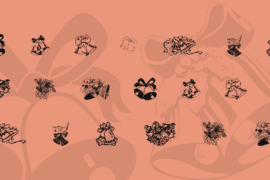 KR Christmas Bells Font