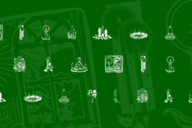 KR Christmas Candles Font