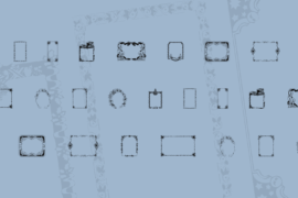 KR Christmas Frames Font