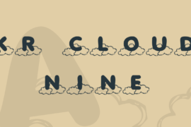 KR Cloud Nine Font