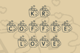 KR Coffee Love Font