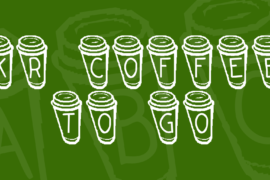 KR Coffee To Go Font